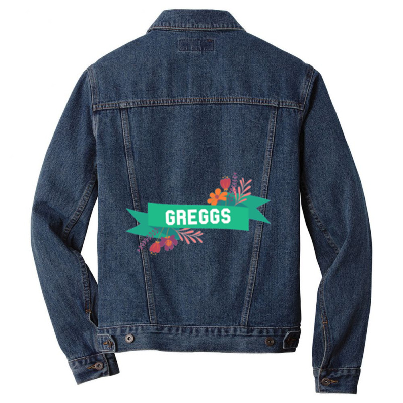 Greggs - Funny Sausage Roll Men Denim Jacket by cm-arts | Artistshot