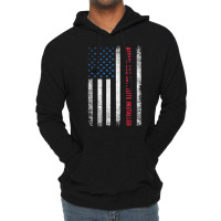 American Flag Aerial And Satellite Installer T Shirt Lightweight Hoodie | Artistshot