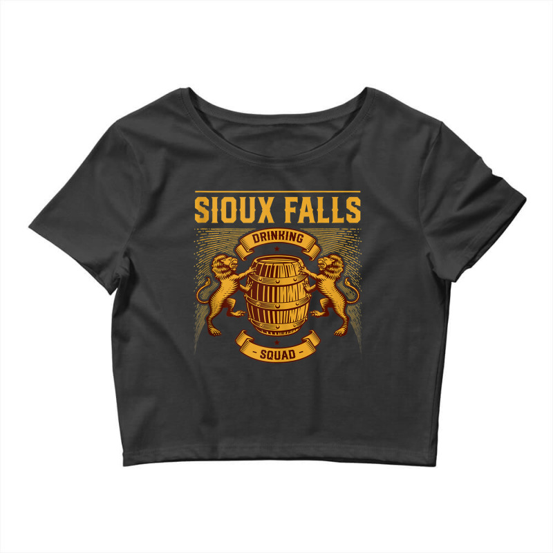 Sioux Falls Drinking Squad South Dakota Homebrewing Sd Tank Top Crop Top by cm-arts | Artistshot