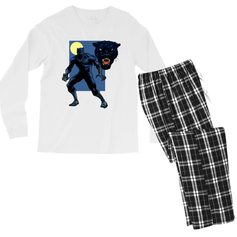 Panther Men's Long Sleeve Pajama Set by cm-arts | Artistshot