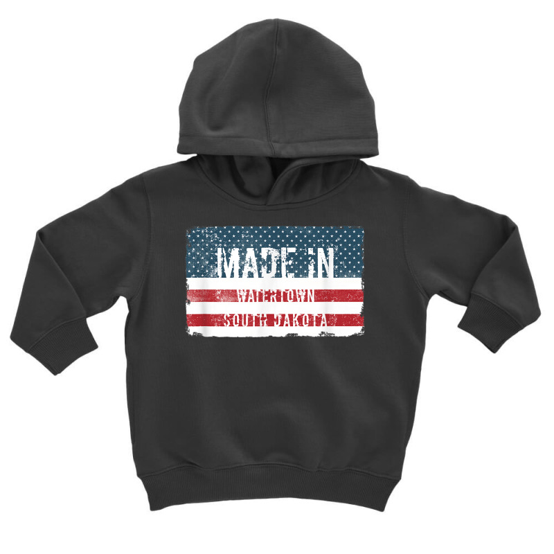 Made In Watertown, South Dakota T Shirt Toddler Hoodie by cm-arts | Artistshot