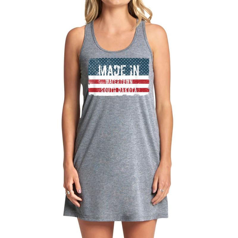 Made In Watertown, South Dakota T Shirt Tank Dress by cm-arts | Artistshot