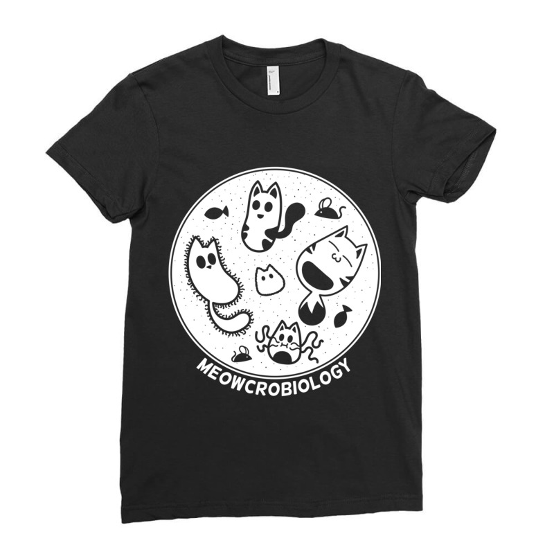 Cats Love Microbiology Ladies Fitted T-Shirt by cm-arts | Artistshot