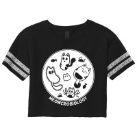 Cats Love Microbiology Scorecard Crop Tee | Artistshot