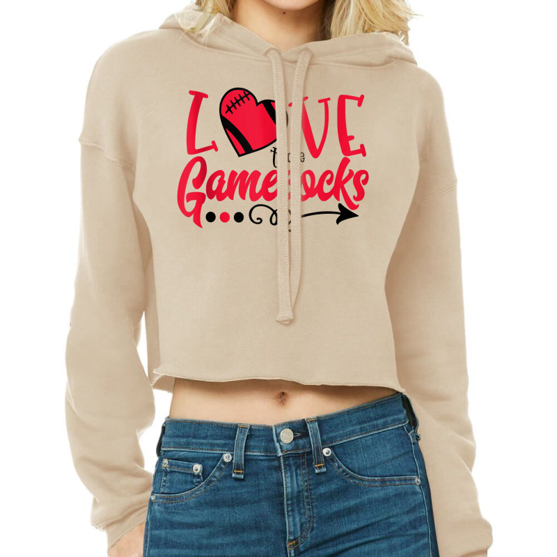 Love Those Gamecocks Fun T Shirt To Support Your Team Tank Top Cropped Hoodie by cm-arts | Artistshot