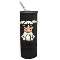 Cow Shirt - Legendairy - Cow Print Shirt - Pun Shirt Skinny Tumbler | Artistshot