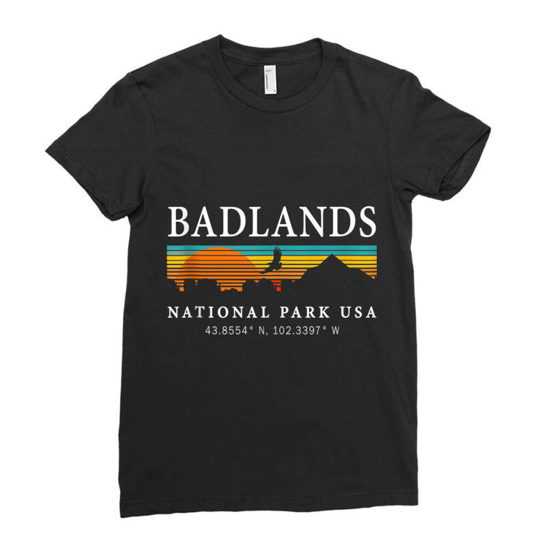 South Dakota   Badlands National Park   Badlands Tank Top Ladies Fitted T-Shirt by cm-arts | Artistshot