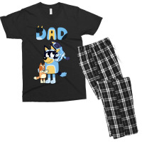 Dad Playing Son And Daughter Men's T-shirt Pajama Set | Artistshot