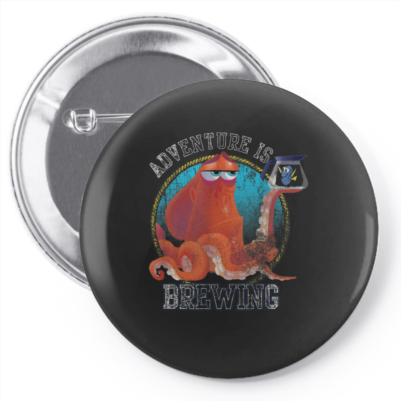 Funny Finding Dory Hank Adventure Graphic Pin-back Button | Artistshot