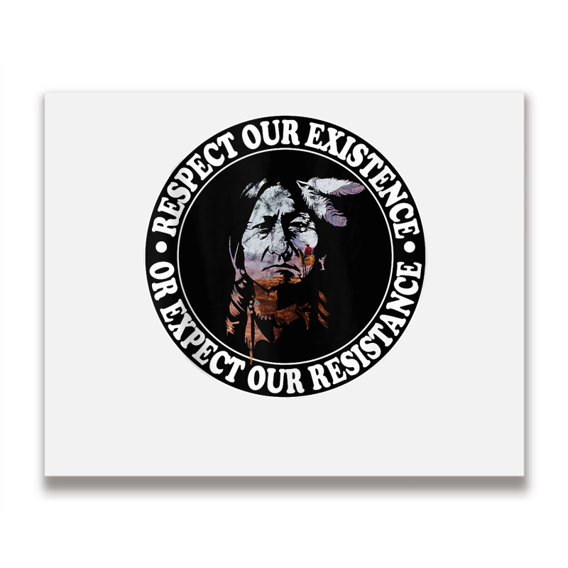 Native American Chief   Sitting Bull Lakota Sioux Tank Top Metal Print Horizontal | Artistshot