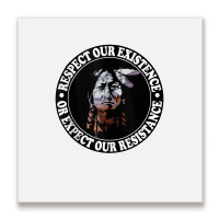 Native American Chief   Sitting Bull Lakota Sioux Tank Top Metal Print Square | Artistshot