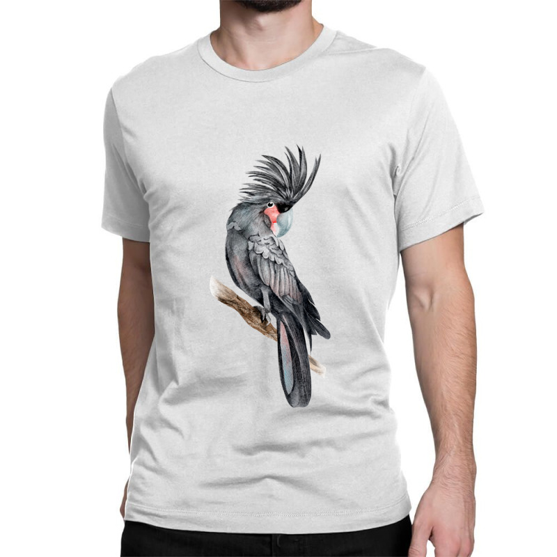 Australian Palm Parrot Tropical Exotic Animals Birds Watercolor Parrot Classic T-shirt by SANDRAWILLIAMS | Artistshot