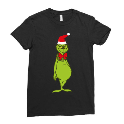 Grinches Ladies Fitted T-shirt Designed By Wizarts