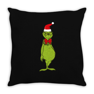 Grinches Throw Pillow Designed By Wizarts