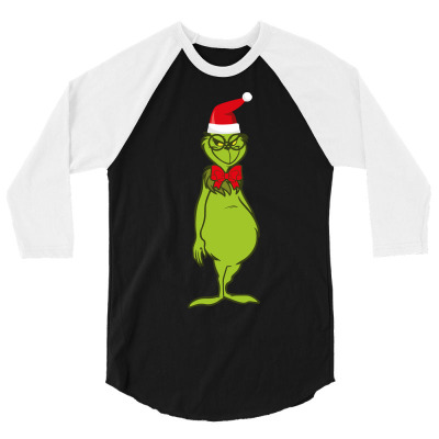 Grinches 3/4 Sleeve Shirt Designed By Wizarts
