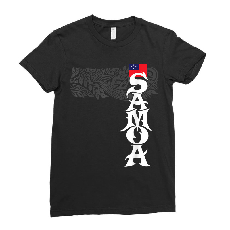 American Samoa Samoa Island Polynesian Samoan Ladies Fitted T-Shirt by LucianaFoster | Artistshot