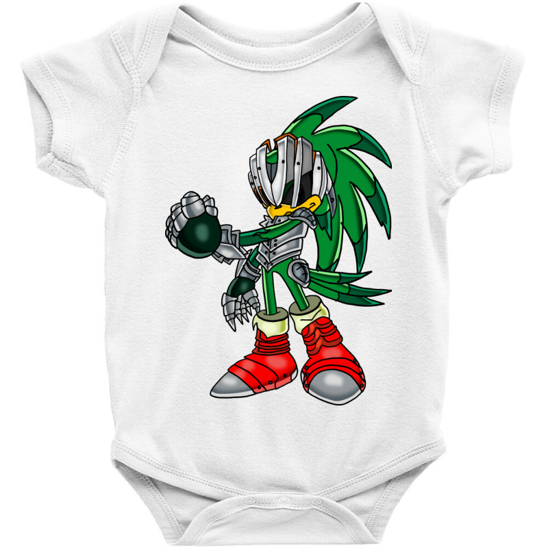 Metal Green Hedgehog Robot Baby Bodysuit by valeriadeansx | Artistshot