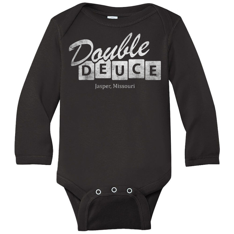 Retro 80s Double Deuce Roadhouse T Shirt Long Sleeve Baby Bodysuit by cm-arts | Artistshot