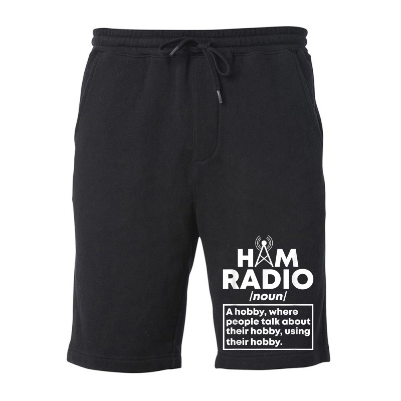 Ham Radio Definition Amateur Ham Radio T Shirt Fleece Short by cm-arts | Artistshot