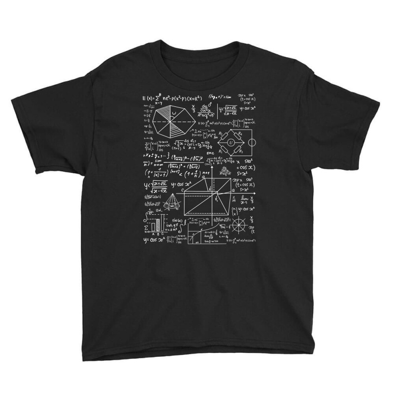 Math Formula Mathematic Equation Science Chemistry T Shirt Youth Tee by cm-arts | Artistshot