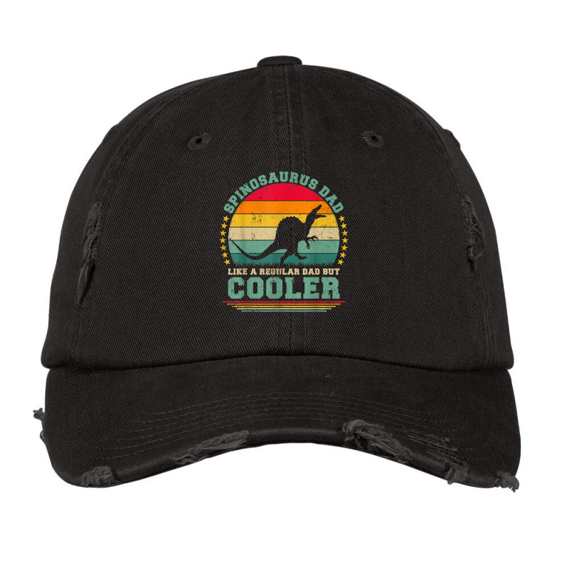 Mens Spinosaurus Dad Like A Regular Dad But Cooler Father's Day T Shir Vintage Cap | Artistshot