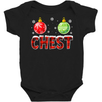 Chest Nuts Matching Chestnuts Funny Christmas Couples Chest T Shirt Baby Bodysuit | Artistshot