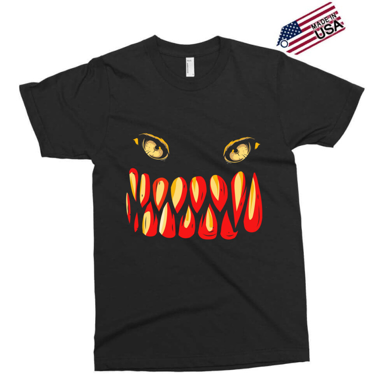 Halloween Monster Sharp Teeth Motif Exclusive T-shirt | Artistshot