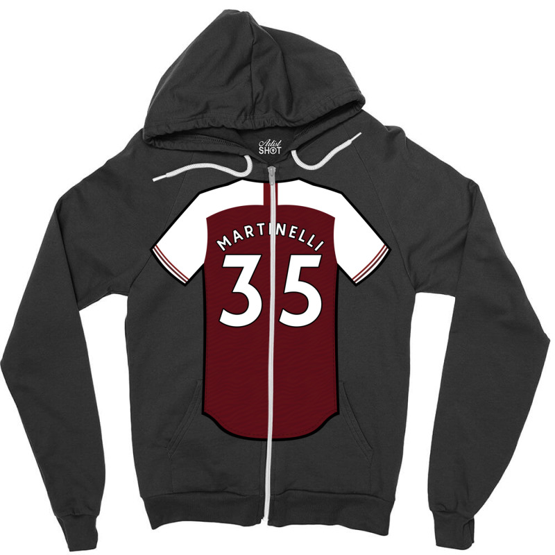 Gabriel Martinelli Jersey Classic Zipper Hoodie | Artistshot