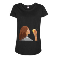 Parasite Film Peach Maternity Scoop Neck T-shirt | Artistshot