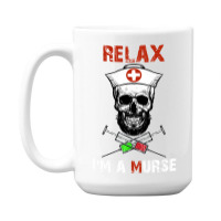 Funny Murse Male Nurse Gift 15 Oz Coffee Mug | Artistshot