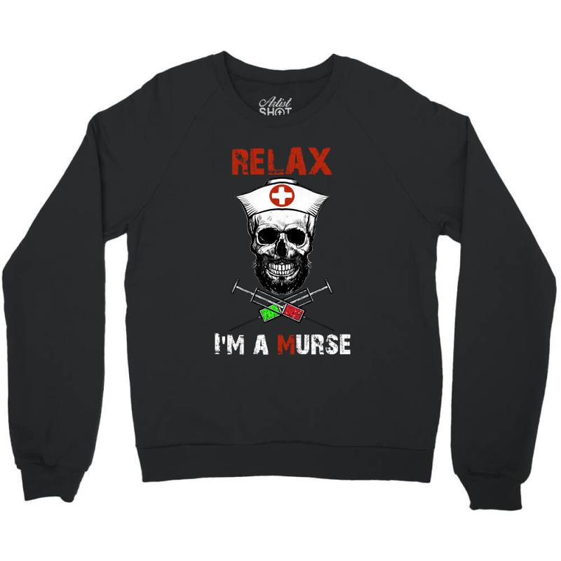 Funny Murse Male Nurse Gift Crewneck Sweatshirt | Artistshot