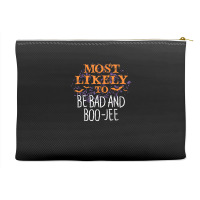 Most Likely To Halloween Be Bad And Boo Jee Matching T Shirt Accessory Pouches | Artistshot