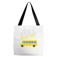 Holy Spirit Activate   Bus Driver Fun Christian Religious Premium T Sh Tote Bags | Artistshot