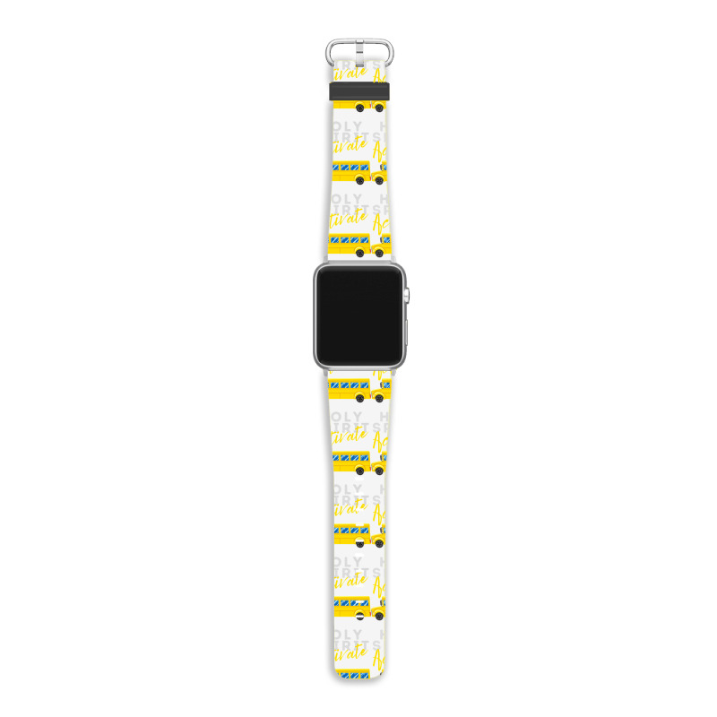 Holy Spirit Activate   Bus Driver Fun Christian Religious Premium T Sh Apple Watch Band | Artistshot