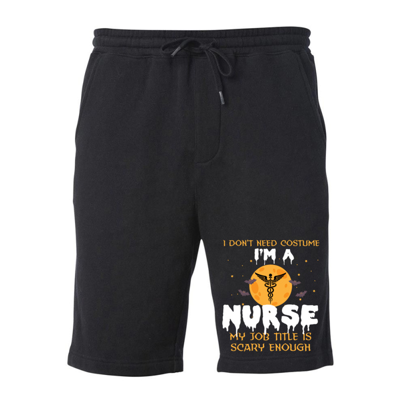 Halloween Nurse Fleece Short | Artistshot