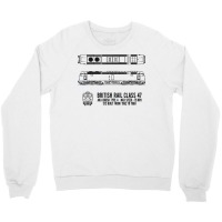 British Rail Class 47 Brush Type 4 Locomotive Blueprint T Shirt Crewneck Sweatshirt | Artistshot