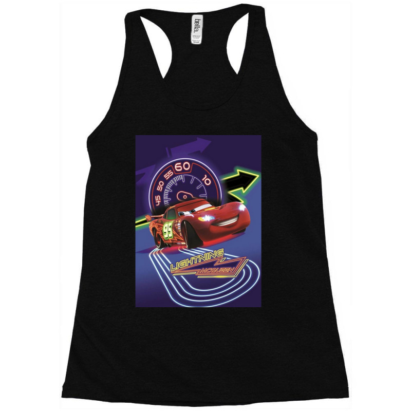 Lightning Mcqueen Pose Racerback Tank by cm-arts | Artistshot