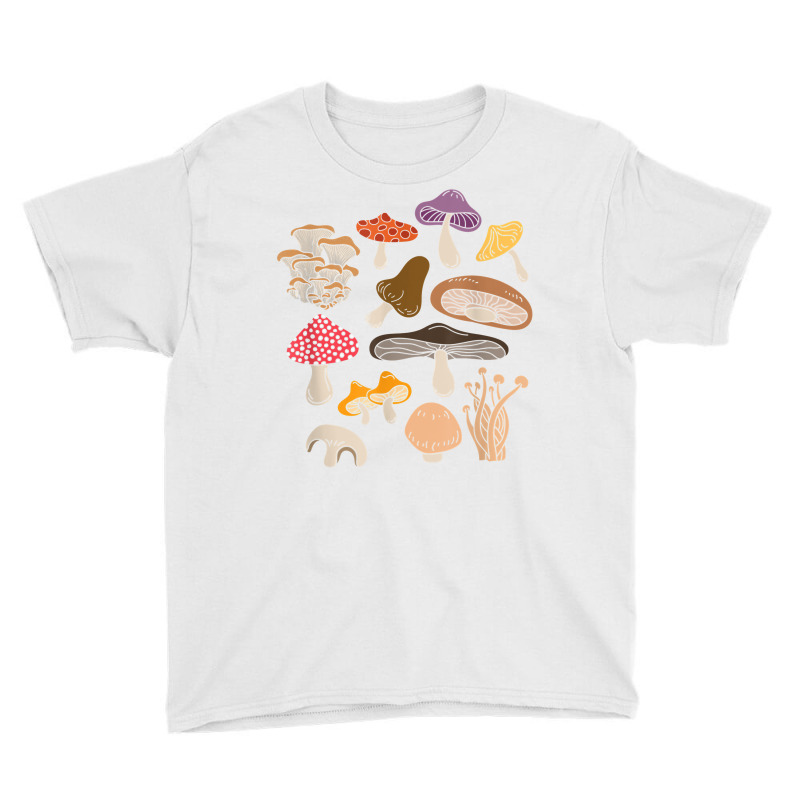 Mushroom Foraging Mycology Fungi Mycologist T Shirt Youth Tee by caneypga | Artistshot