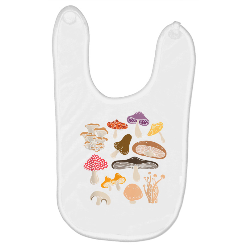 Mushroom Foraging Mycology Fungi Mycologist T Shirt Baby Bibs by caneypga | Artistshot