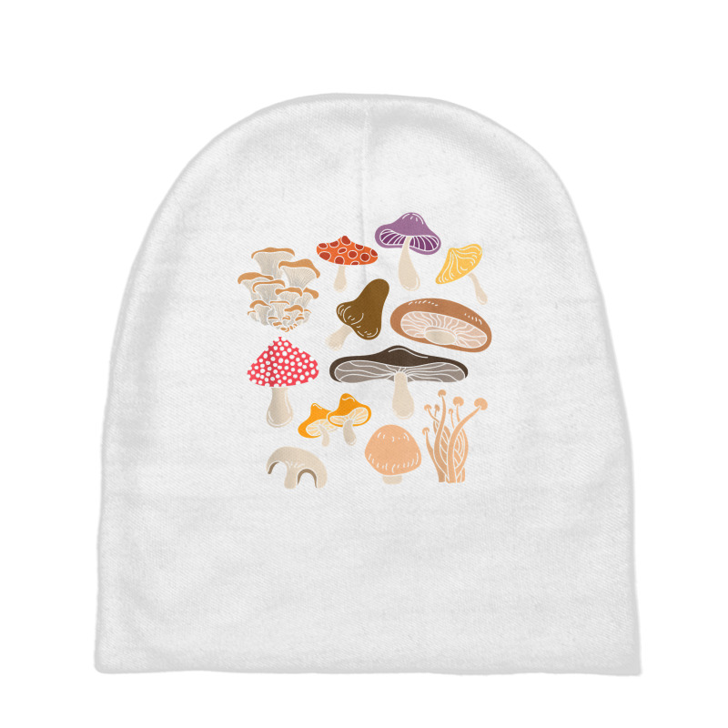 Mushroom Foraging Mycology Fungi Mycologist T Shirt Baby Beanies by caneypga | Artistshot