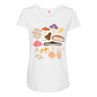 Mushroom Foraging Mycology Fungi Mycologist T Shirt Maternity Scoop Neck T-shirt | Artistshot