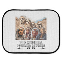 Original Founding Fathers Native American Long Sleeve T Shirt Rear Car Mat | Artistshot