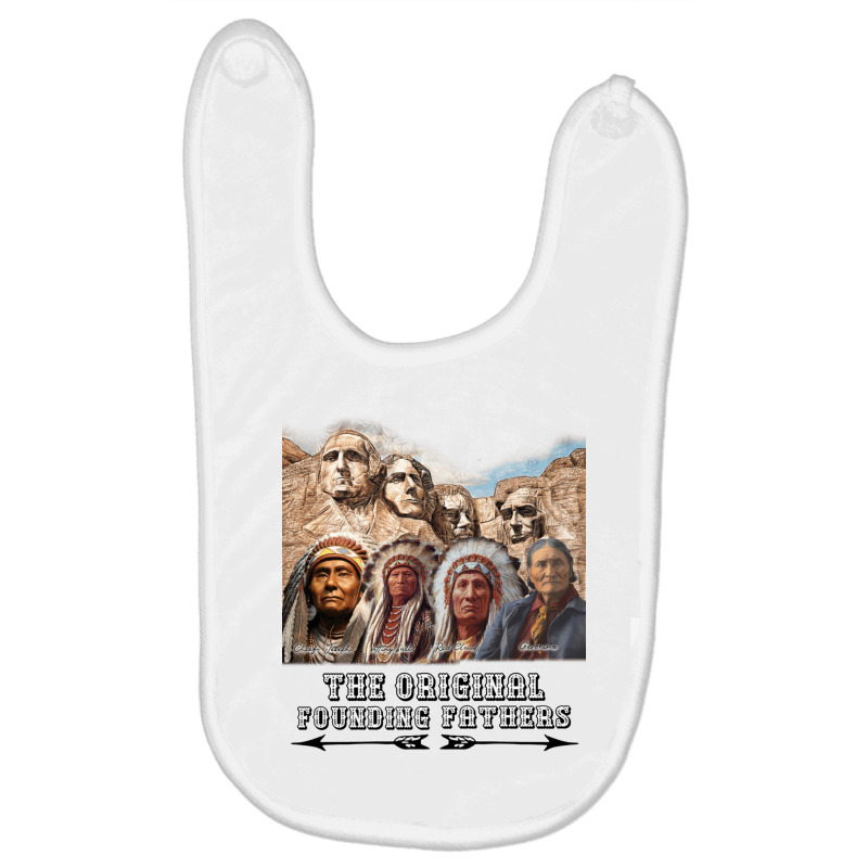 Original Founding Fathers Native American Long Sleeve T Shirt Baby Bibs | Artistshot