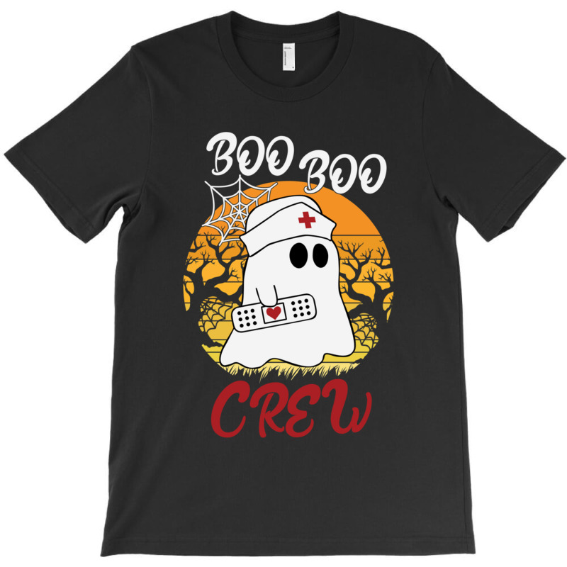 Halloween Nurse Boo Boo Crew With Bandage T-shirt | Artistshot