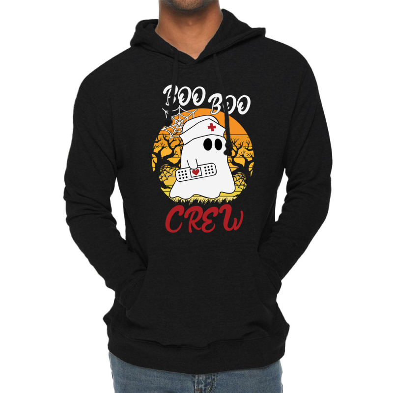 Halloween Nurse Boo Boo Crew With Bandage Lightweight Hoodie | Artistshot