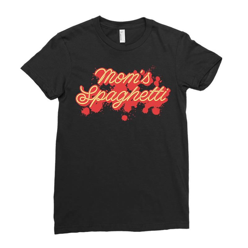 Mom's Spaghetti Meatballs Tomato Sauce Mother's Day Mommy Pullover Hoo Ladies Fitted T-Shirt by cm-arts | Artistshot