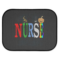 Halloween Nurse Nursing Cute Health Worker Halloween Rear Car Mat | Artistshot