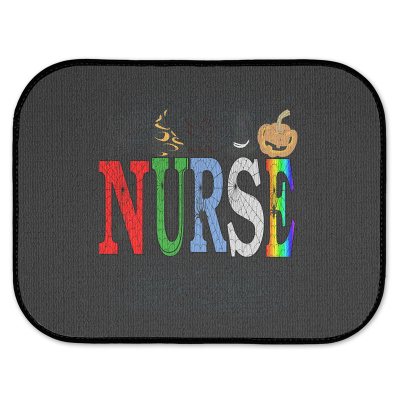 Halloween Nurse Nursing Cute Health Worker Halloween Rear Car Mat | Artistshot