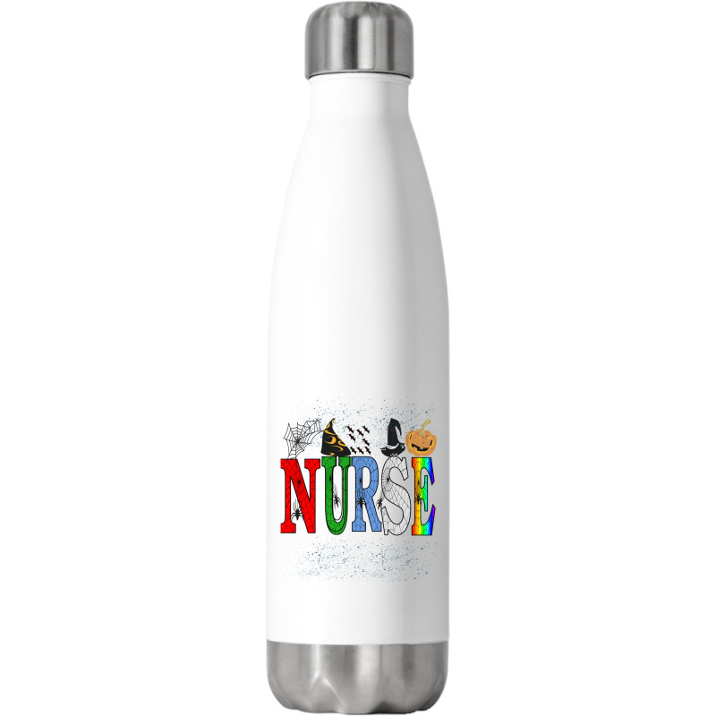 Halloween Nurse Nursing Cute Health Worker Halloween Stainless Steel Water Bottle | Artistshot