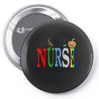 Halloween Nurse Nursing Cute Health Worker Halloween Pin-back Button | Artistshot